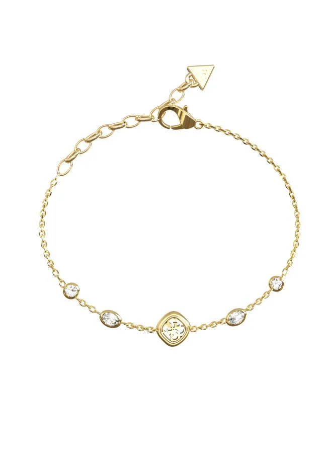 جس Logo Crystals & 4G Bracelet